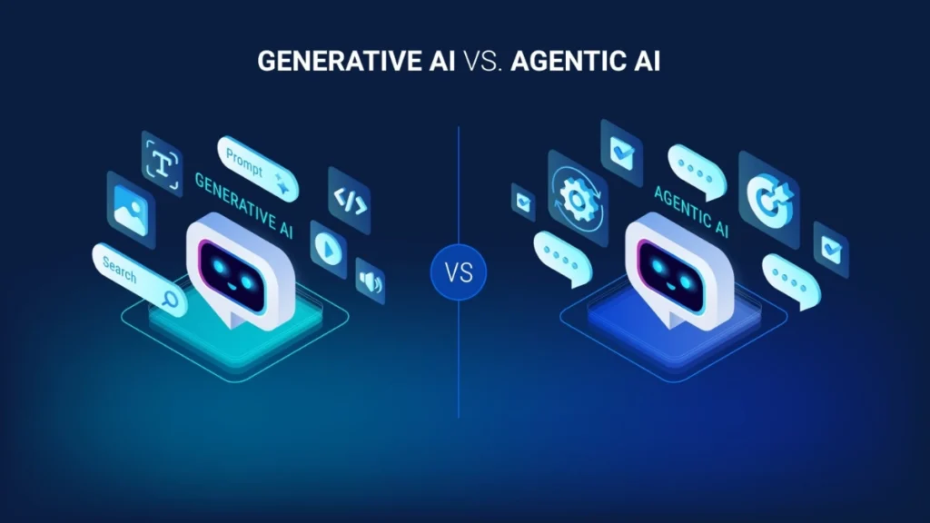 Üretken yapay zeka ve Agentic AI arasındaki işleyiş farkları