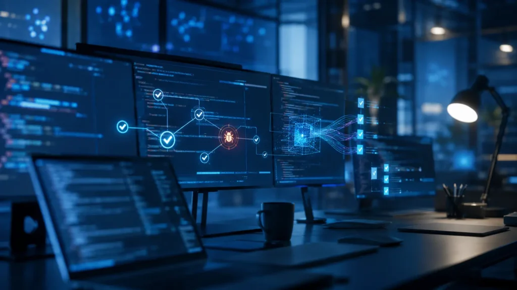 ADSYS AI destekli kalite mühendisliği için test otomasyonu hata analizi ve kalite dashboard